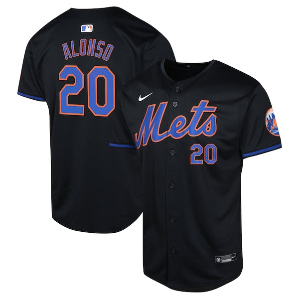 Pete Alonso New York Mets Nike Youth Alternate Limited Player Jersey - Black