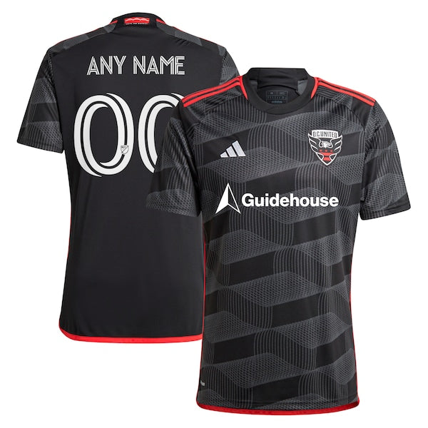 D.C. United adidas 2024 The Icon Kit Replica Custom Jersey – Black