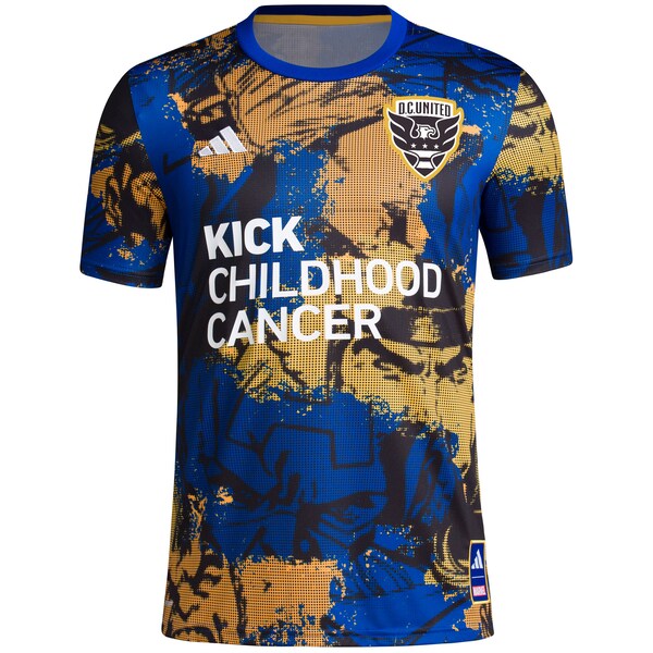 D.C. United adidas 2024 MLS Works Kick Childhood Cancer x Marvel Pre-Match Top - Royal