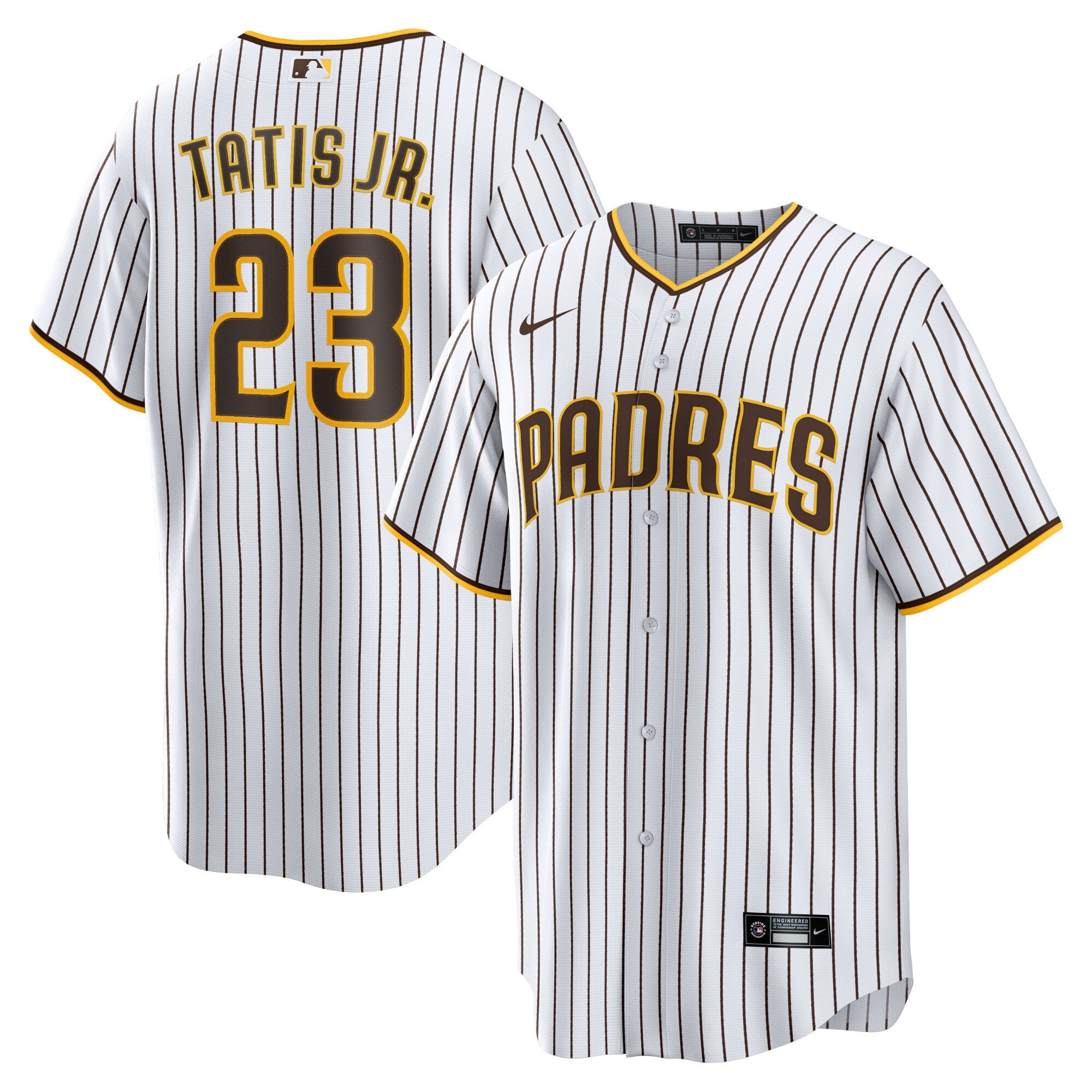 Fernando Tatis Jr. San Diego Padres Nike Alternate Replica Player Jersey - Brown/Tan/White