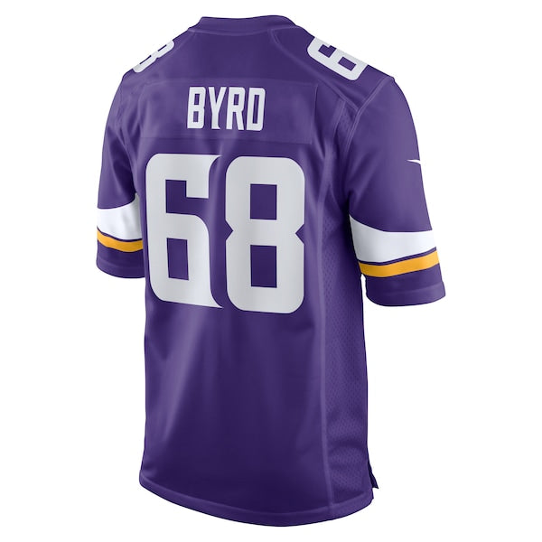 Henry Byrd Minnesota Vikings Nike Team Game Jersey -  Purple