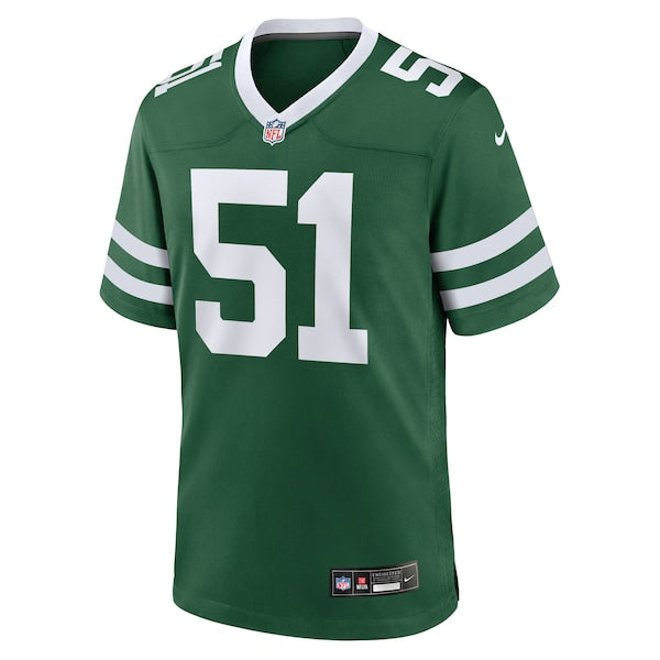 Francisco Mauigoa New York Jets Nike Team Game Jersey - Legacy Green