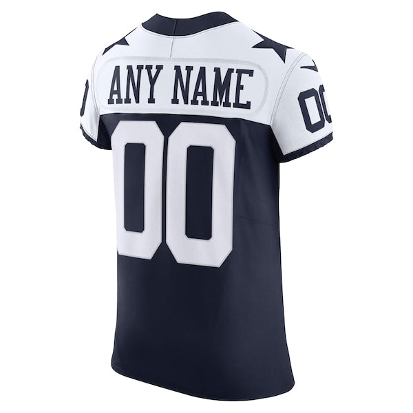 Dallas Cowboys Nike Vapor F.U.S.E. Elite Custom Jersey - Navy