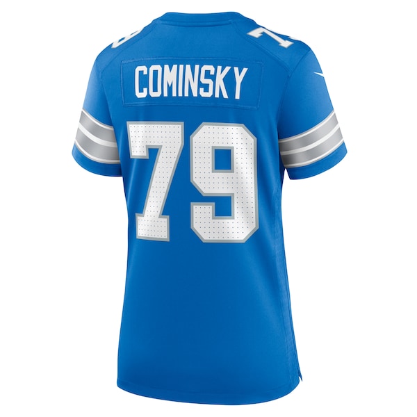 John Cominsky Detroit Lions Nike Women's Team Game Jersey -  Blue