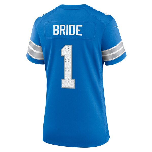 Number 1 Bride Detroit Lions Nike Women's Game Jersey - Blue