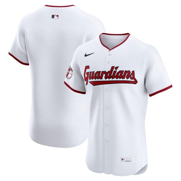 Cleveland Guardians Nike Home Elite Jersey - White