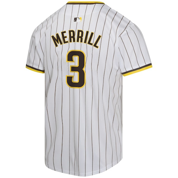 Jackson Merrill San Diego Padres Nike Youth Home Player Game Jersey - White