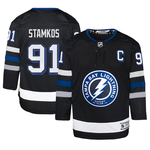 Steven Stamkos Tampa Bay Lightning Youth Alternate Premier Player Jersey - Black