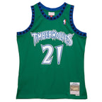Kevin Garnett Minnesota Timberwolves 1997/98 Hardwood Classics Reload 2.0 Swingman Jersey - Green