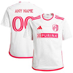 St. Louis City SC adidas Youth 2024 The Confluence Kit Replica Custom Jersey - White