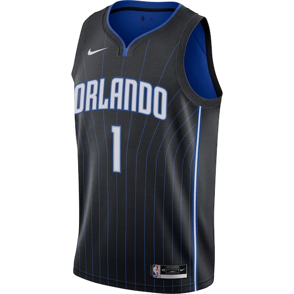 Jonathan Isaac Orlando Magic Nike Swingman Jersey - Black - Icon Edition
