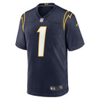 Quentin Johnston Los Angeles Chargers Nike Alternate Game Jersey - Navy/Royal/White