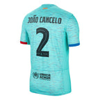 Joao Cancelo Barcelona Nike 2023/24 Third Replica Jersey - Aqua/Royal/White