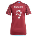 Rafael Navarro Colorado Rapids adidas Women's 2024 One Flag Kit Replica Player Jersey - Burgundy