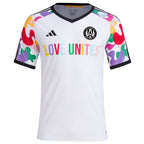 Atlanta United FC adidas 2024 Pride Pre-Match Top - White