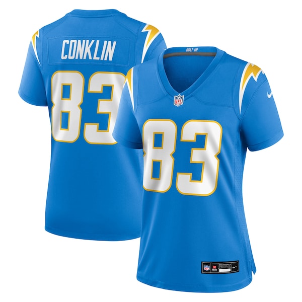 Tyler Conklin Los Angeles Chargers Nike Women's Team Game Jersey -  Powder Blue