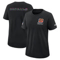 Cincinnati Bengals Nike Women's 2025 NFL Crucial Catch Tri-Blend Dri-FIT T-Shirt - Black