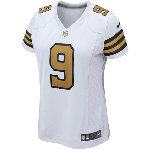Drew Brees New Orleans Saints Nike Women's Alternate Game Jersey - White/Black
