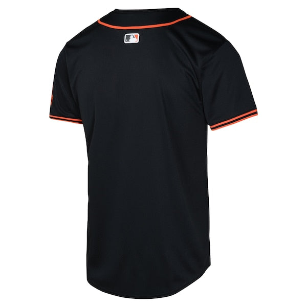 San Francisco Giants Nike Youth Alternate Limited Jersey - Black