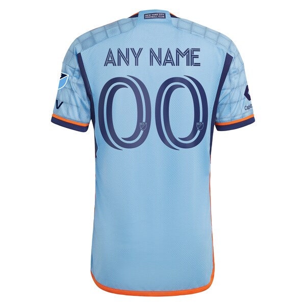 New York City FC adidas 2024 The Interboro Kit Authentic Custom Jersey - Sky Blue