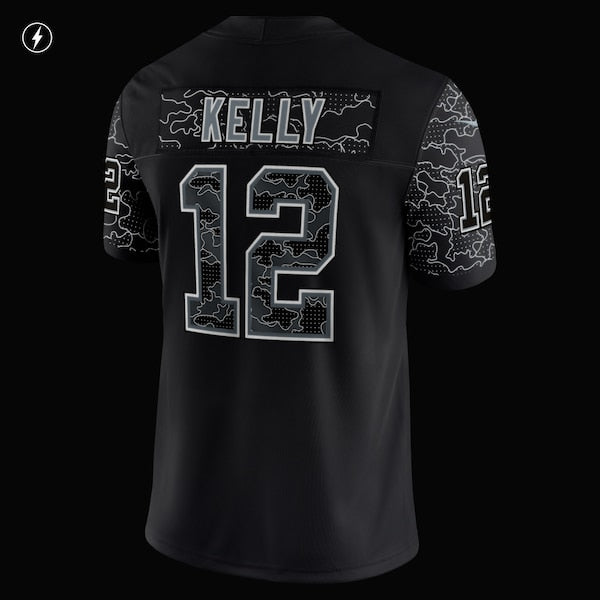 Jim Kelly Buffalo Bills Nike Retired Player RFLCTV Limited Jersey - Black