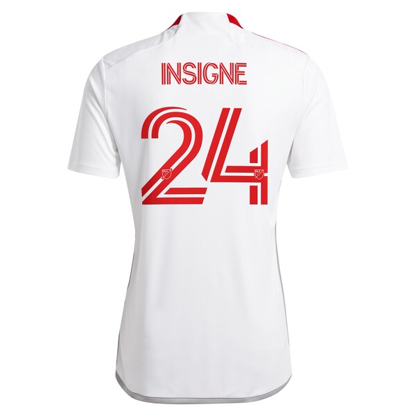 Lorenzo Insigne Toronto FC adidas 2024 GTA Kit Replica Player Jersey – White