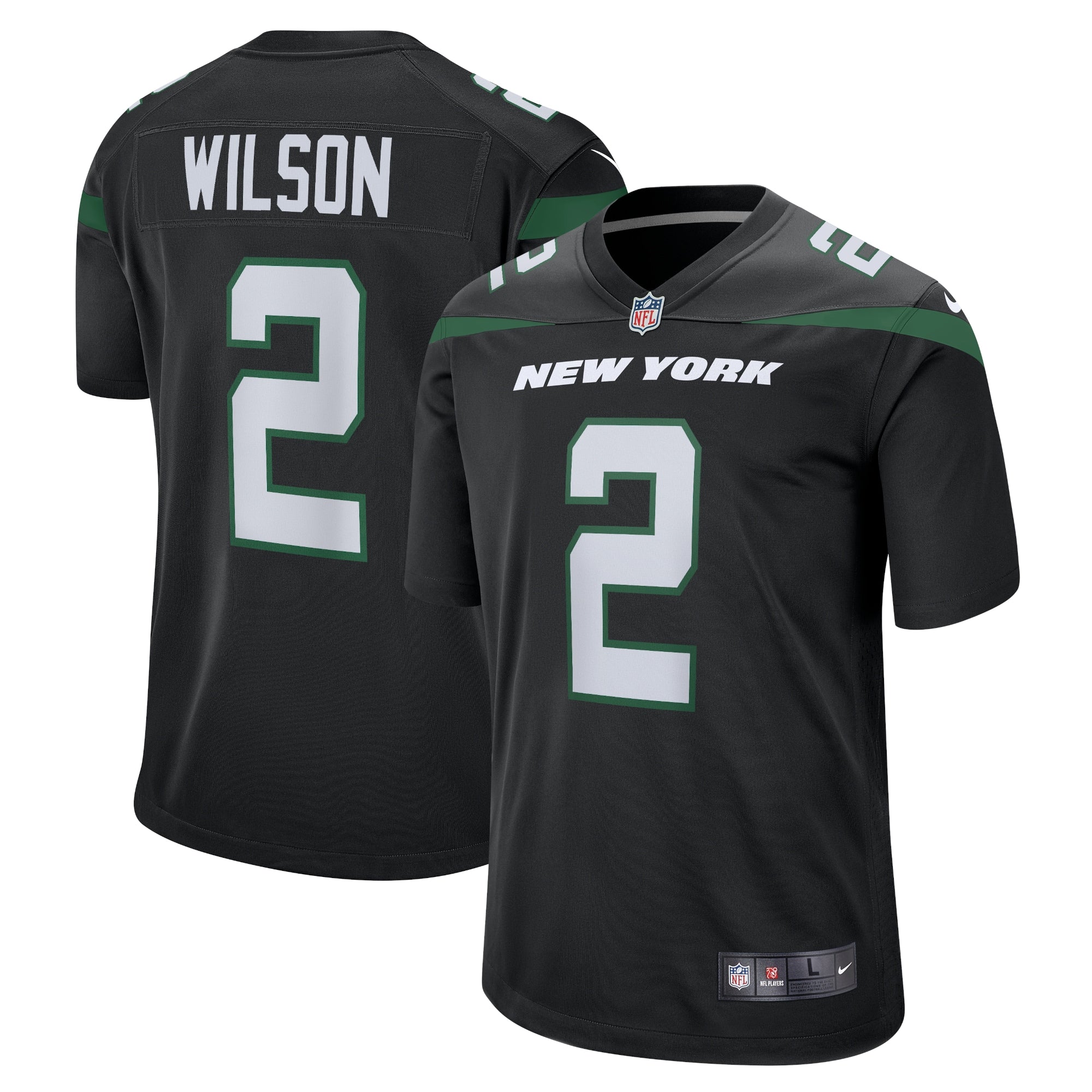 Zach Wilson New York Jets Nike Youth Game Jersey - Gotham Green/Black