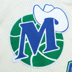 Dirk Nowitzki Dallas Mavericks Chainstitch Swingman Jersey - Cream