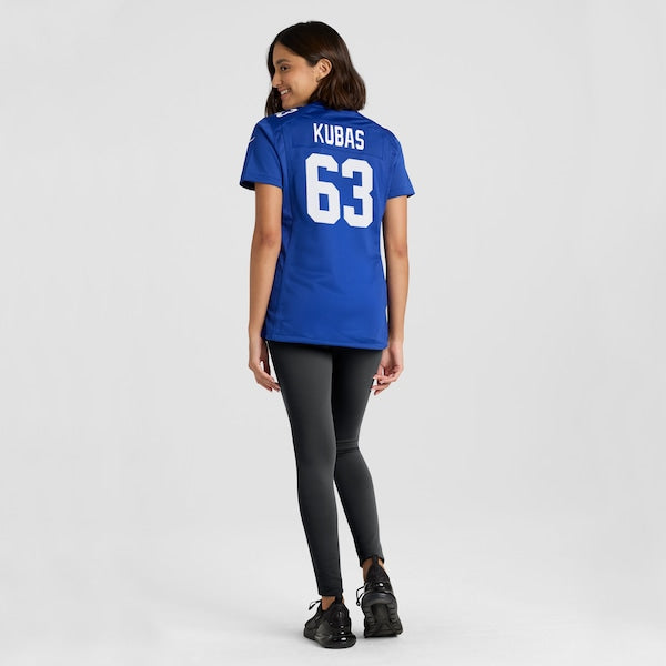 Jake Kubas New York Giants Nike Women's  Game Jersey -  Royal