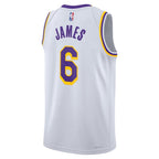 LeBron James Los Angeles Lakers Nike Unisex Swingman Jersey - Association Edition - White
