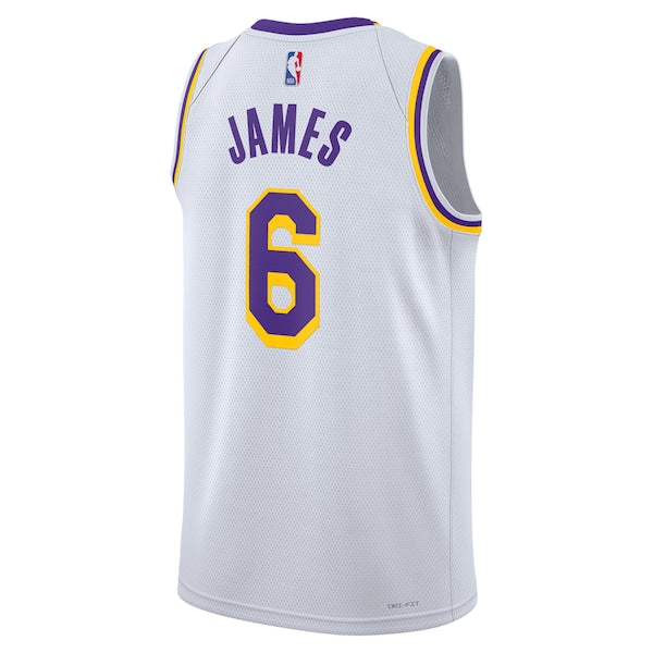 LeBron James Los Angeles Lakers Nike Unisex Swingman Jersey - Association Edition - White