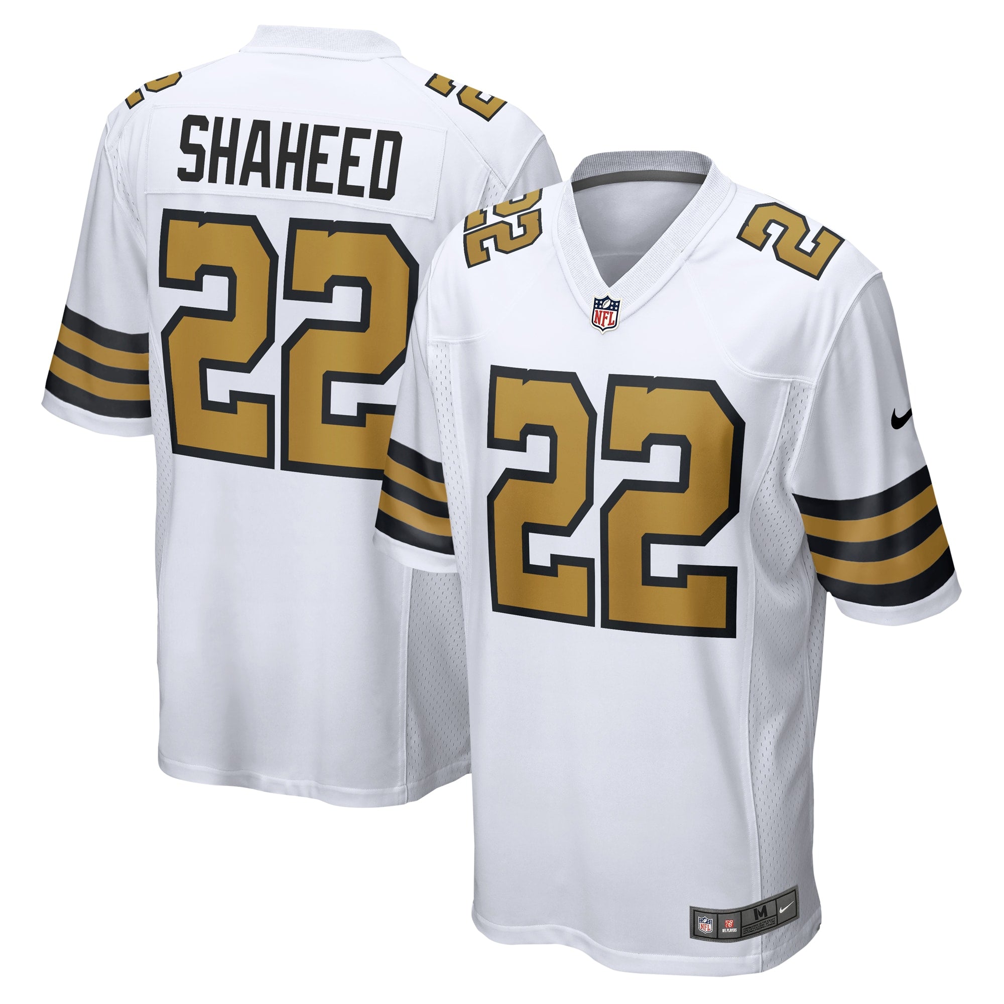 Rashid Shaheed New Orleans Saints Nike Team Game Jersey -  Black/White