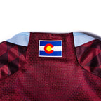 Colorado Rapids adidas 2024 One Flag Kit Authentic Jersey - Burgundy