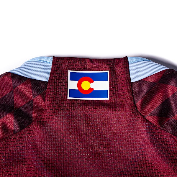 Colorado Rapids adidas 2024 One Flag Kit Authentic Jersey - Burgundy