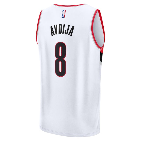 Deni Avdija Portland Trail Blazers  Fast Break Replica Player Jersey - Association Edition - White
