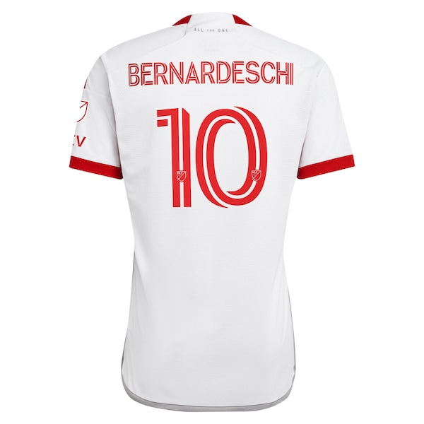Federico Bernardeschi Toronto FC adidas 2024 GTA Kit Authentic Player Jersey – White