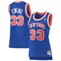 Patrick Ewing New York Knicks Women's 1991/92 Hardwood Classics Swingman Jersey - Blue