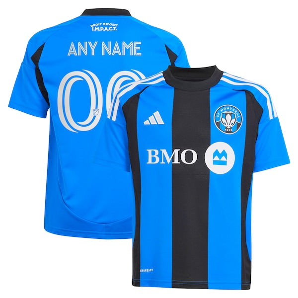 CF Montreal adidas Youth 2025 Montréal Original Replica Custom Jersey - Blue