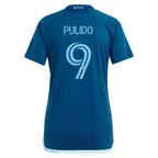 Alan Pulido Sporting Kansas City adidas Women's 2024 Diamonds Our Forever Replica Player Jersey – Navy