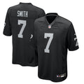 Geno Smith Las Vegas Raiders Nike Youth Game Player Jersey - Black