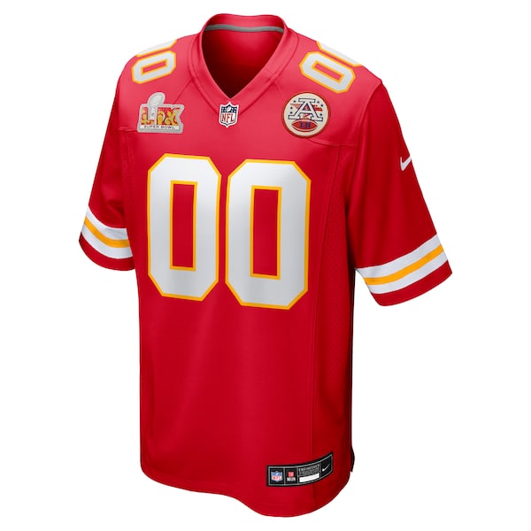 Kansas City Chiefs Nike Super Bowl LIX Custom Game Jersey - Red