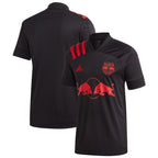 New York Red Bulls adidas 2020 Dark Mode Replica Jersey - Black