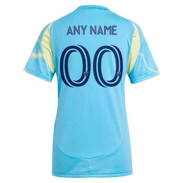 Philadelphia Union adidas Women's 2025 The Voltage Kit Replica Custom Jersey - Blue