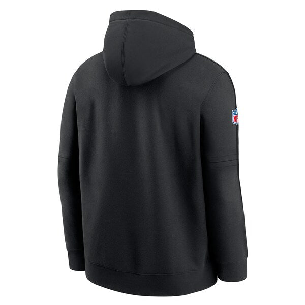 Detroit Lions Nike 2024 NFL Crucial Catch Club Pullover Hoodie - Black