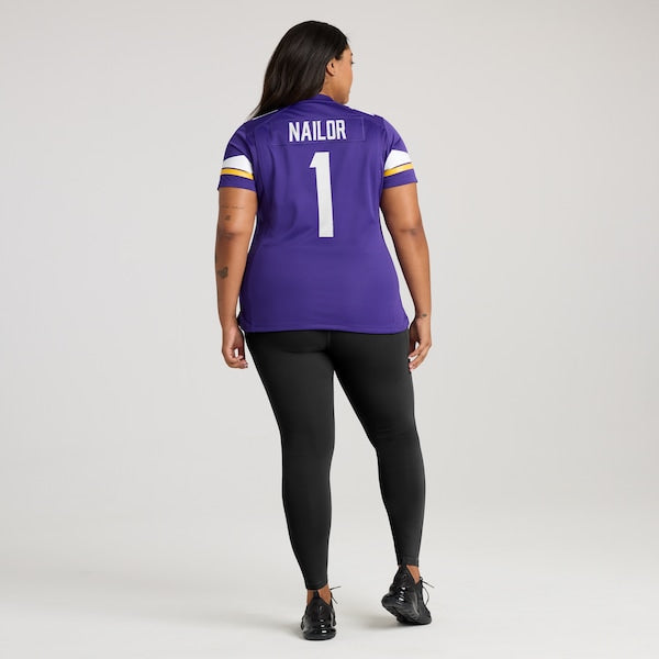 Jalen Nailor Minnesota Vikings Nike Women's Team Game Jersey -  Purple