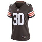 Devin Bush Cleveland Browns Nike Women's  Game Jersey -  Brown