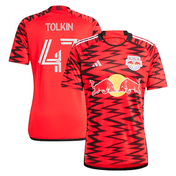 John Tolkin New York Red Bulls adidas 2024 Legacy Replica Player Jersey – Red