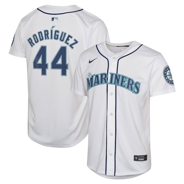Julio Rodríguez Seattle Mariners Nike Youth Home Limited Jersey – White