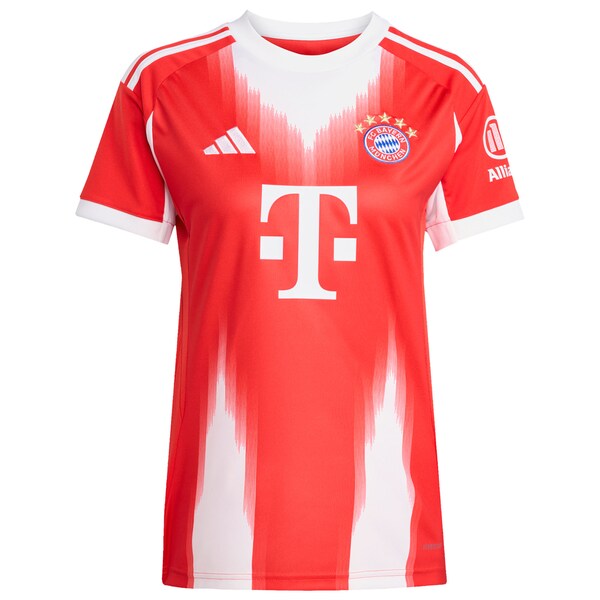 Bayern Munich adidas Women's 2025/26 Home Replica Jersey - Red