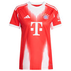 Bayern Munich adidas Women's 2025/26 Home Replica Custom Jersey - Red